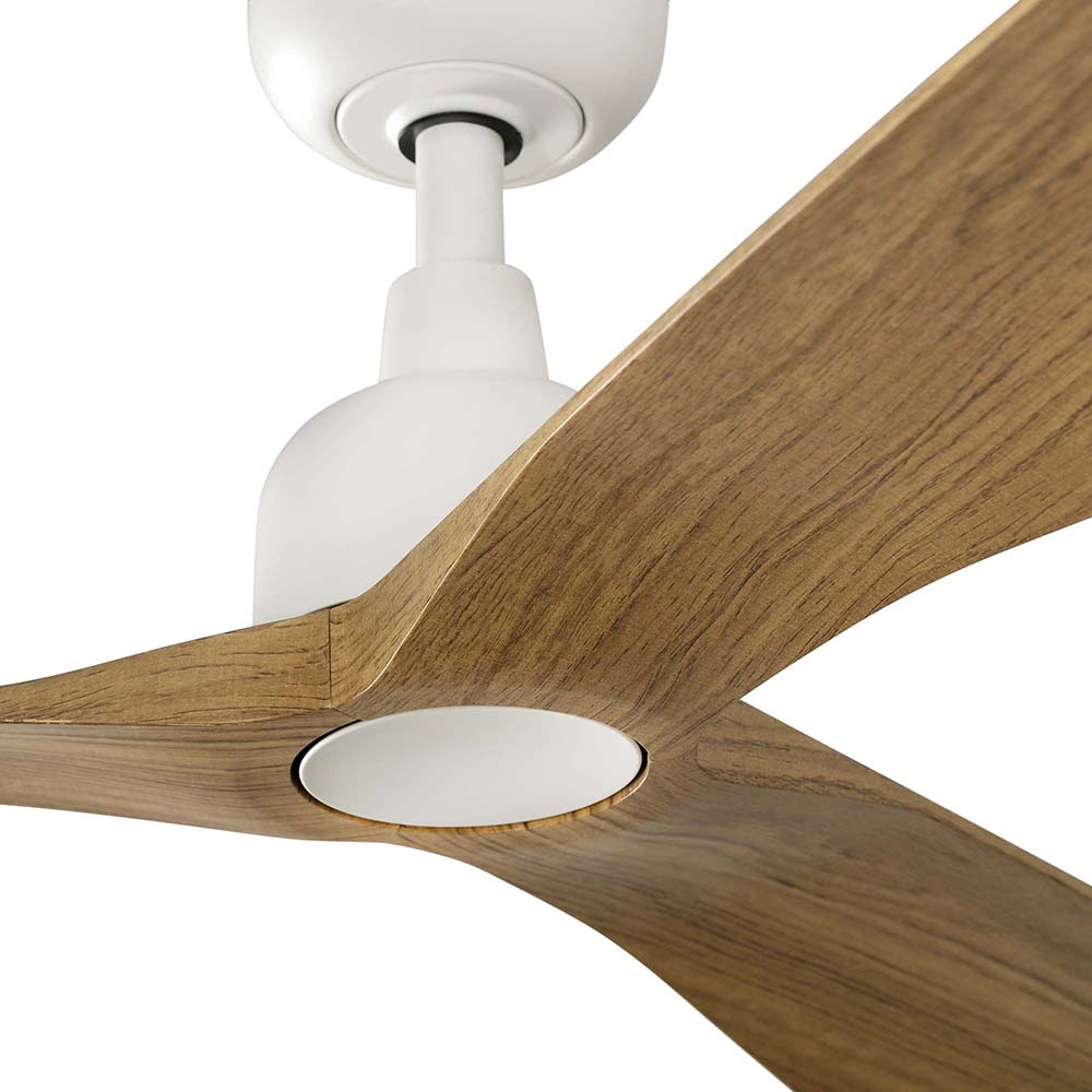 OUTWOOD L WHITE/LIGHT OAK NL FAN