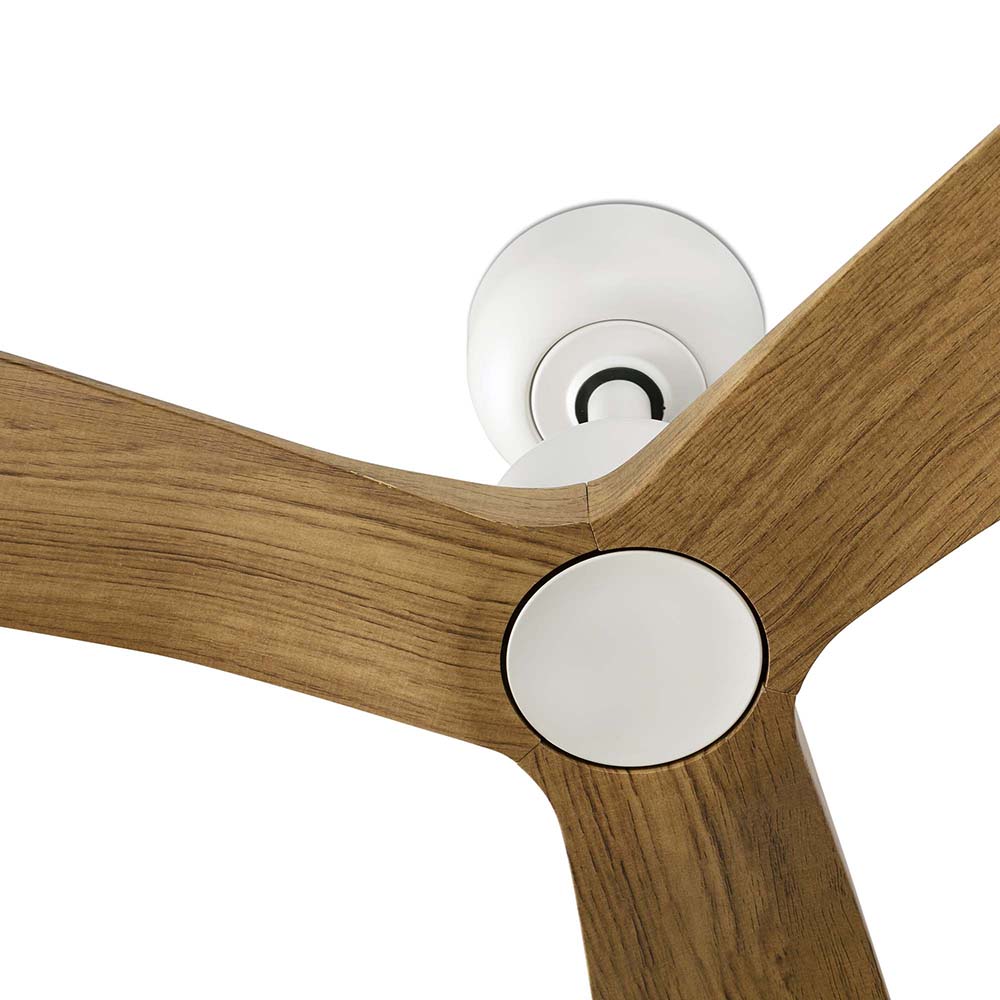 OUTWOOD L WHITE/LIGHT OAK NL FAN