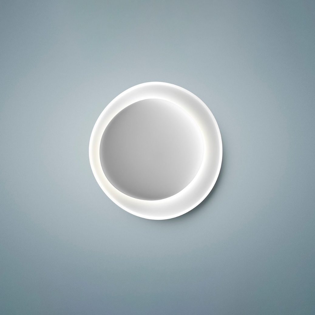 Foscarini Bahia Mini – Φωτιστικό τοίχου/οροφής LED 21W 2620lm 2850K, διαστάσεων 53x55x6,5 cm, design Lucidi & Pevere