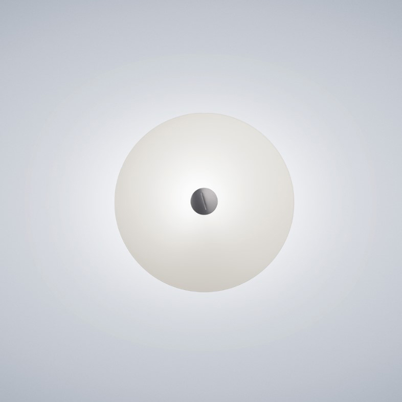 Foscarini Bit 3 απλίκα τοίχου σε λευκό γυαλί – design Ferruccio Laviani