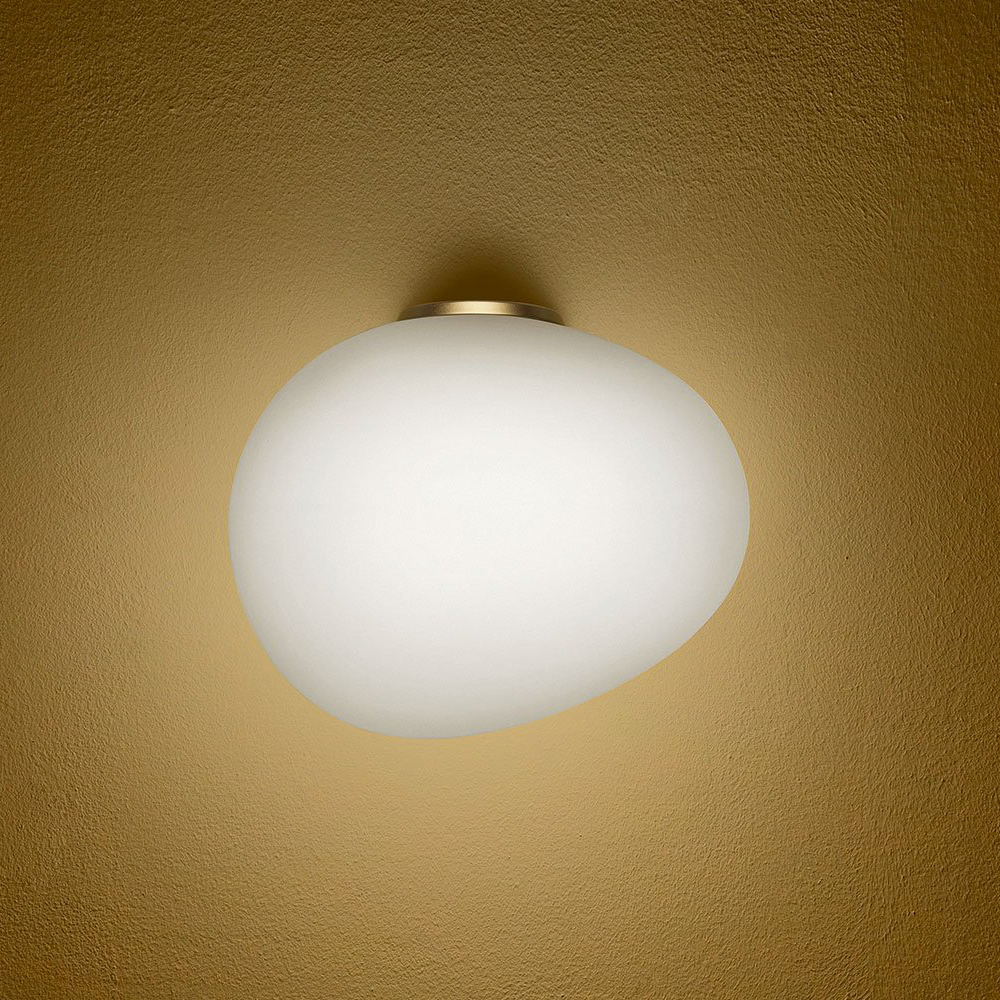 Foscarini Gregg Semi – Απλίκες τοίχου Murano σε 4 μεγέθη και 3 χρώματα, με δυνατότητα τοποθέτησης πάνω/κάτω