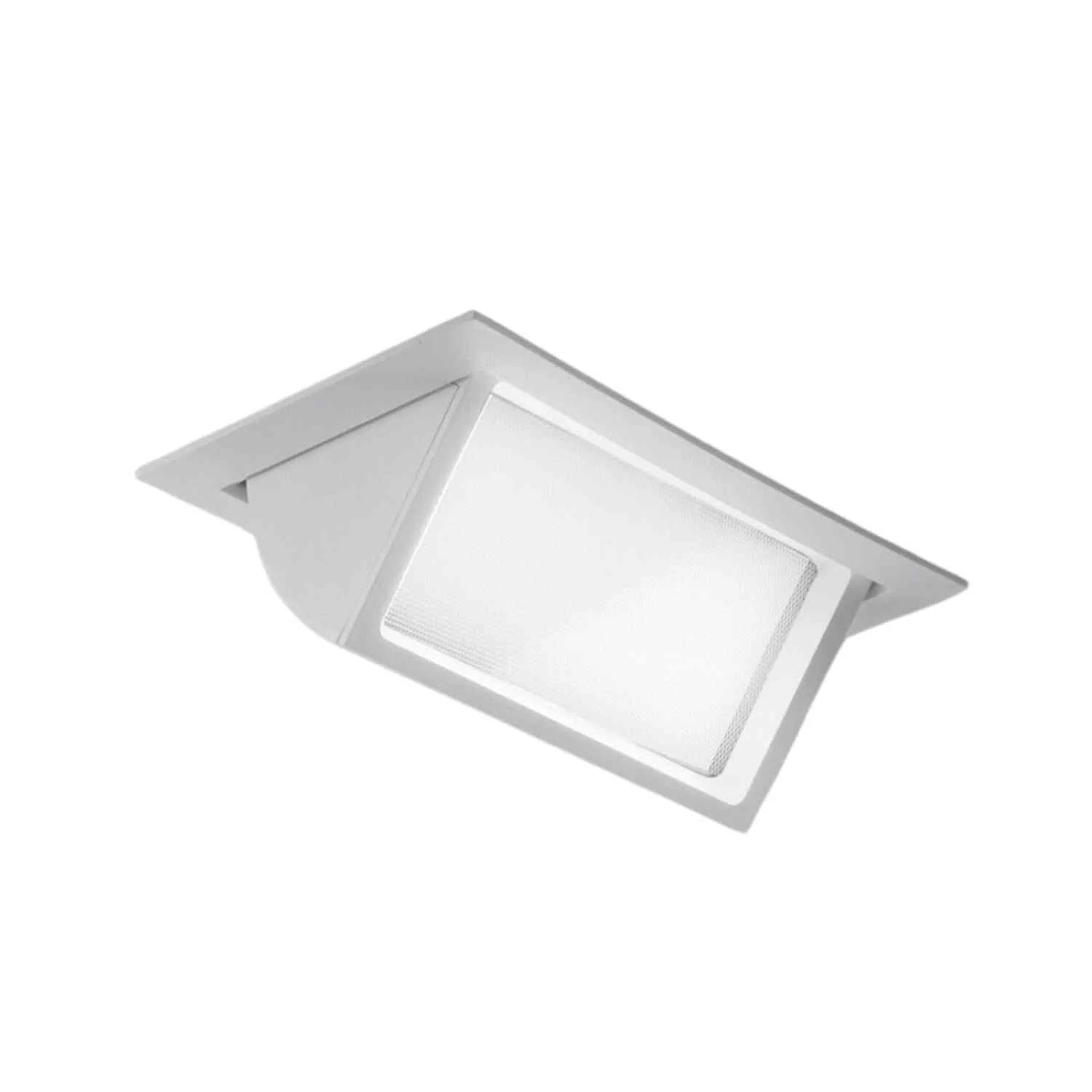 LYBRA Intec Lighting – Ρυθμιζόμενο Ορθογώνιο Χωνευτό LED Φωτιστικό Οροφής με Επιλογή Θερμοκρασίας Φωτός