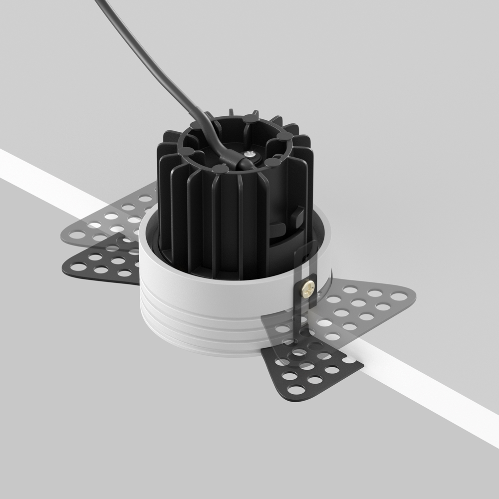 ROUND RECESSED SPOT BLACK