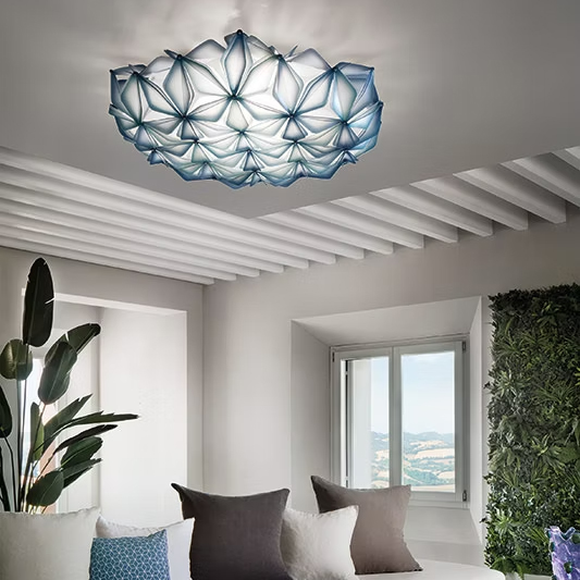 Slamp La Vie Large – LED φωτιστικό οροφής & τοίχου σε μελί, λευκό ή μπλε χρώμα