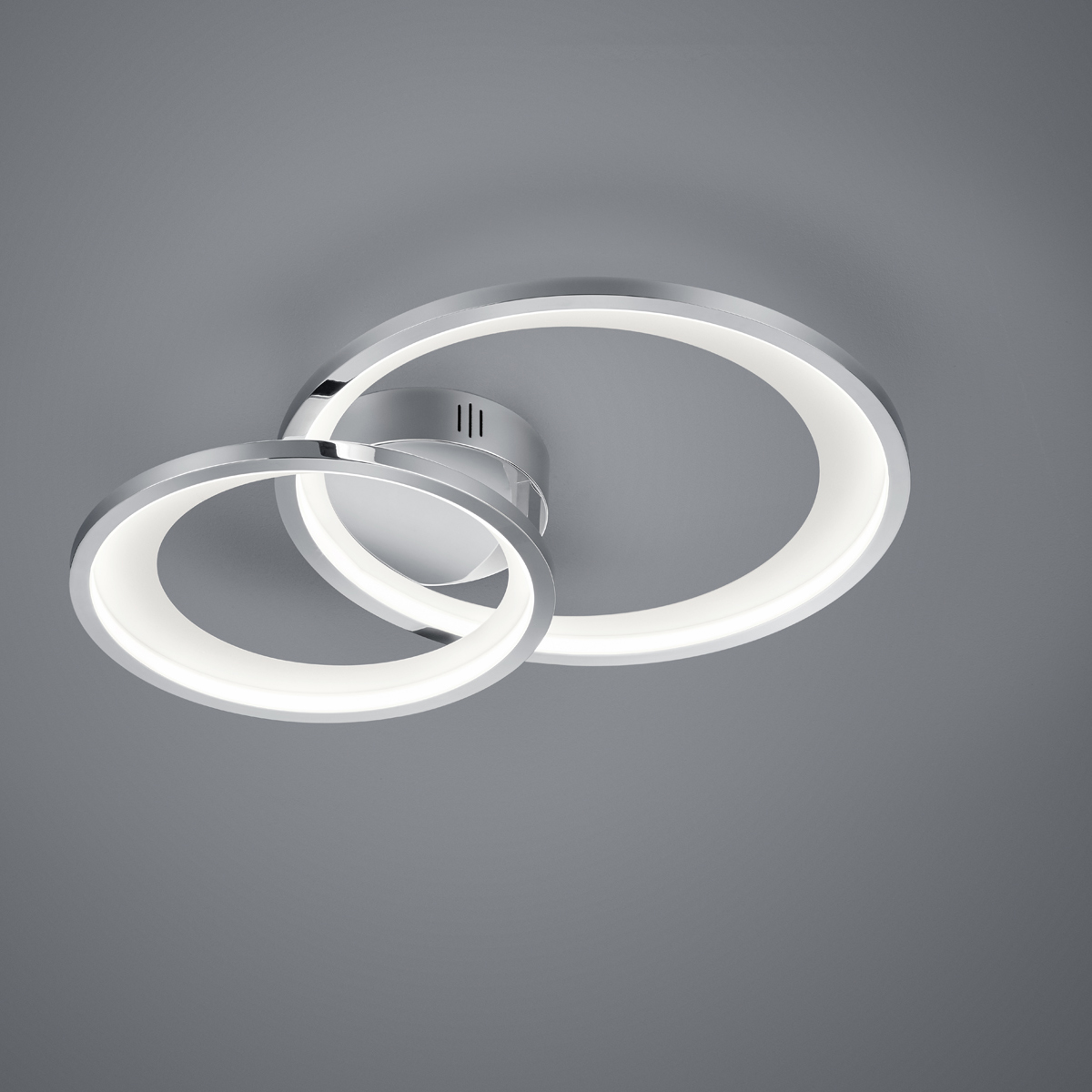 Trio Granada Chrome φωτιστικό οροφής LED 29W χρώμιο με 3-step dimmer – Trio Lighting